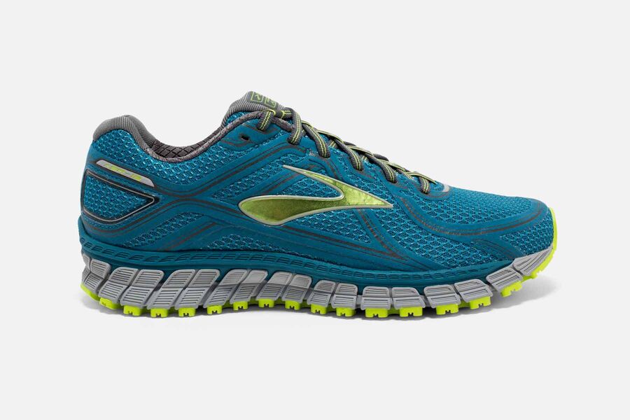 Brooks Adrenaline ASR 13 Mens Australia - Trail Running Shoes - Blue (681-XMNOS)